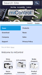Mobile Screenshot of micontrol.de